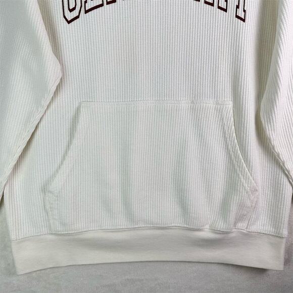 David Dobrick Unisex Thermal CLICKBAIT Hoodie Cream Pullover Kangaroo Pocket Med - Picture 6 of 11